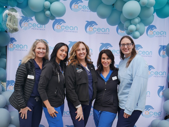 Ocean Pediatrics smiling team of pediatricians