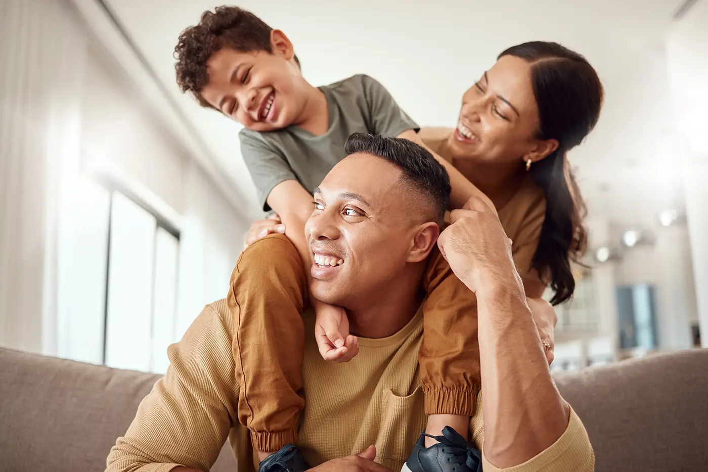 happy healthy family